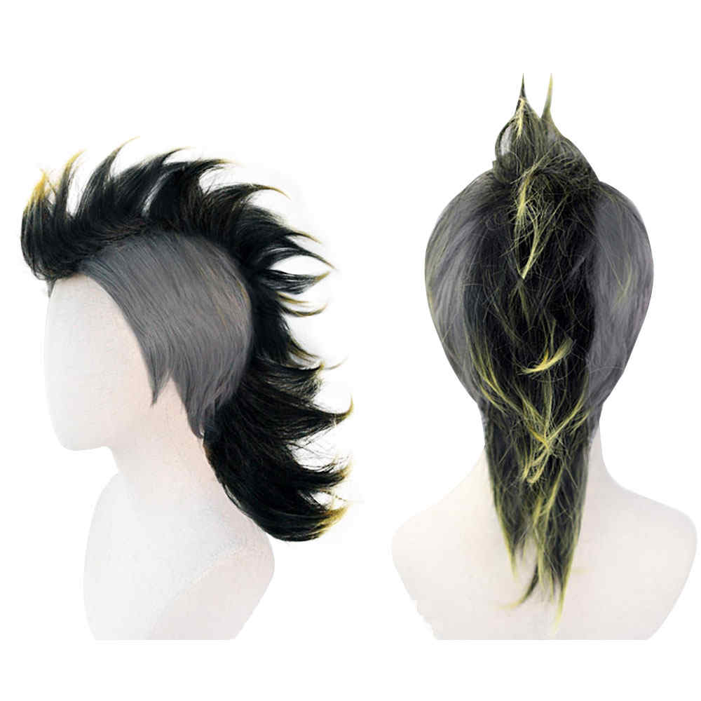 Anime Genya Shinazugawa Cosplay Cosplay Wig Demon Slayer Kimetsu No